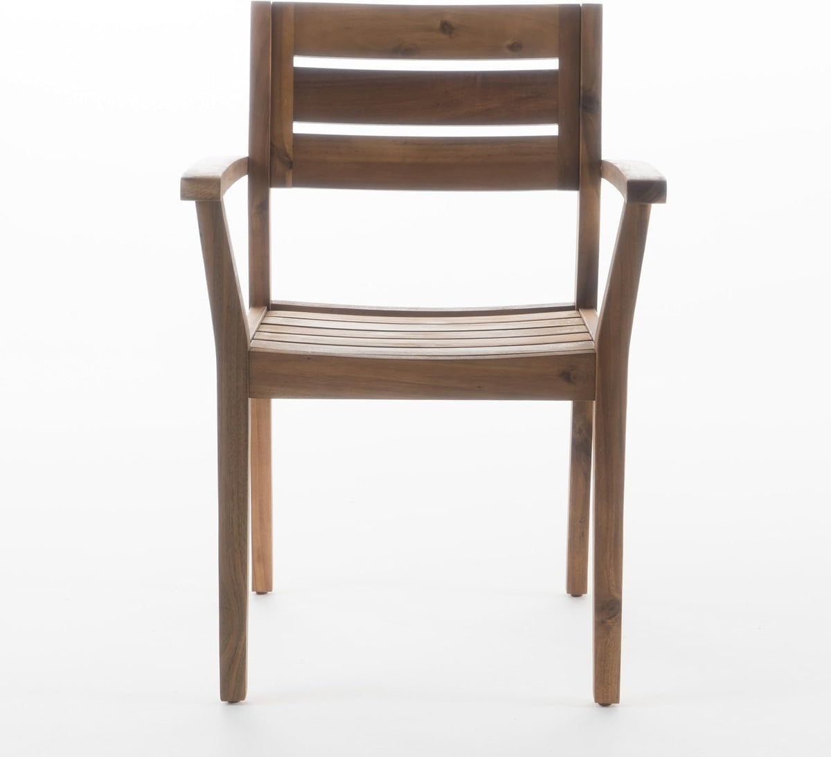 Acacia Wood Patio Dining Chair Set